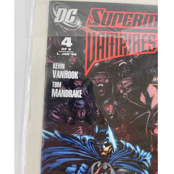 Superman and Batman Versus Vampires and Werewolves Comic Book #4 Kevin VanHook - Picture 2 of 5